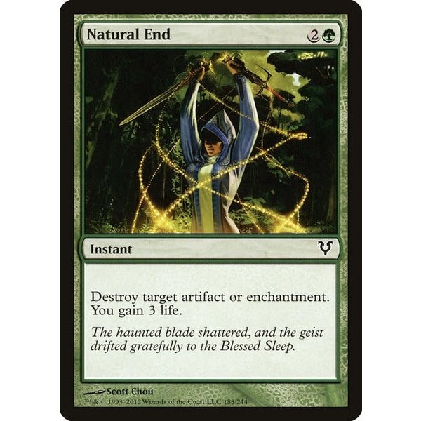 Magic: The Gathering Natural End (185) Heavily Played