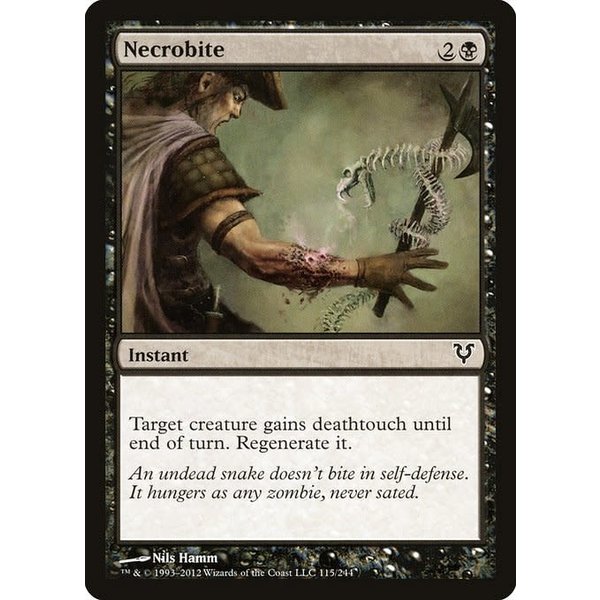 Magic: The Gathering Necrobite (115) Damaged