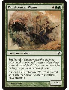 Magic: The Gathering Pathbreaker Wurm (188) Moderately Played