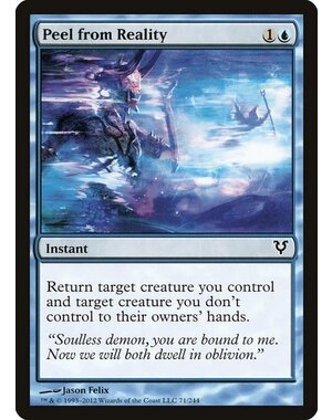 Magic: The Gathering Peel from Reality (071) Heavily Played