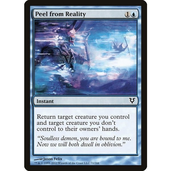 Magic: The Gathering Peel from Reality (071) Heavily Played