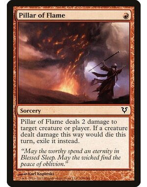 Magic: The Gathering Pillar of Flame (149) Heavily Played