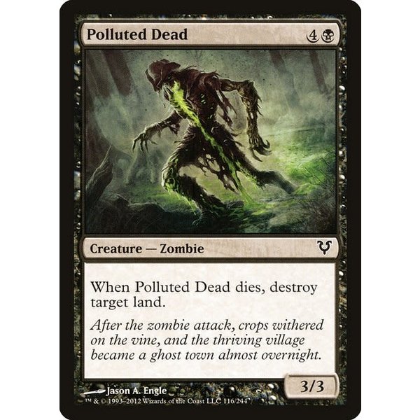 Magic: The Gathering Polluted Dead (116) Moderately Played