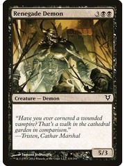 Magic: The Gathering Renegade Demon (118) Heavily Played