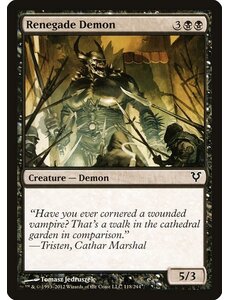 Magic: The Gathering Renegade Demon (118) Heavily Played