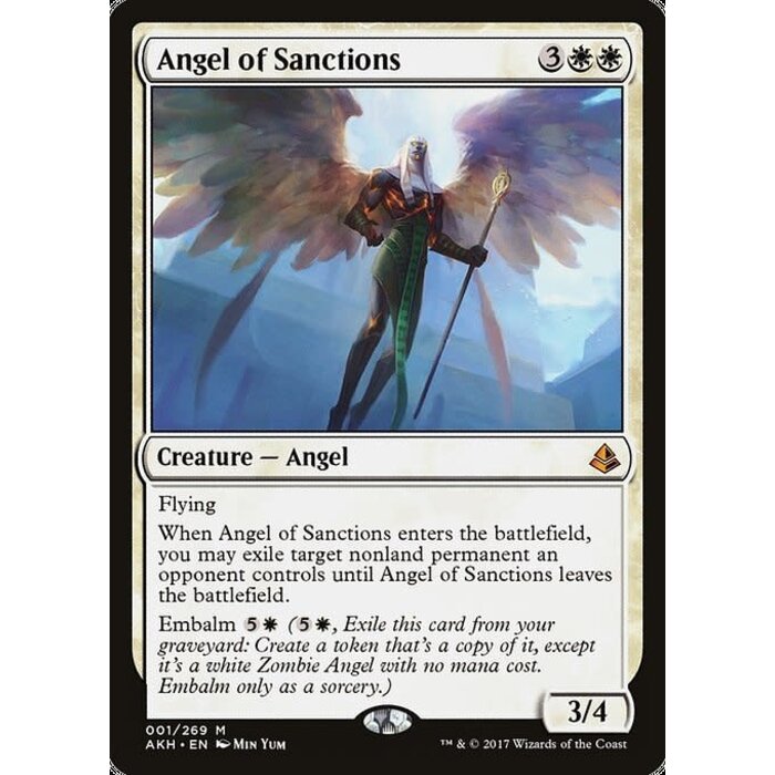 Magic: The Gathering Angel of Sanctions (001) Lightly Played