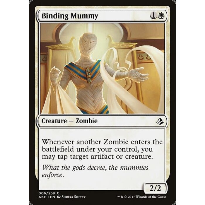 Magic: The Gathering Binding Mummy (006) Damaged