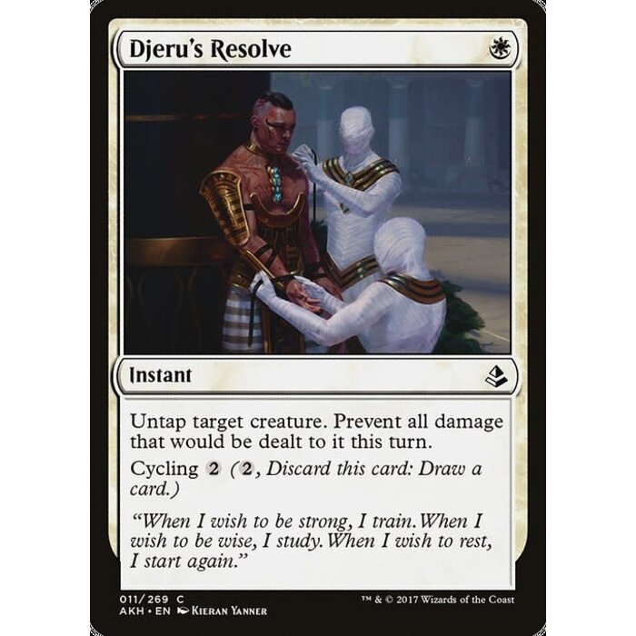 Magic: The Gathering Djeru's Resolve (011) Lightly Played Foil