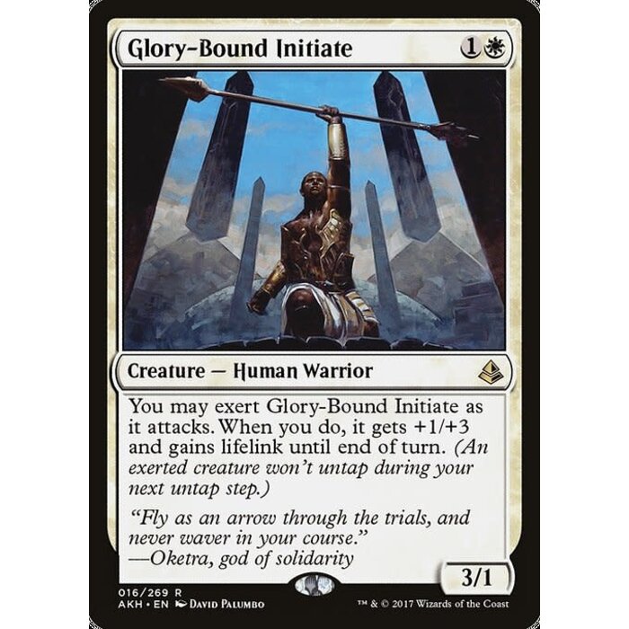 Magic: The Gathering Glory-Bound Initiate (016) Moderately Played