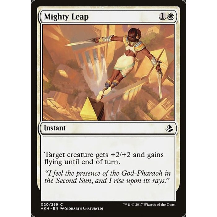 Magic: The Gathering Mighty Leap (020) Lightly Played Foil