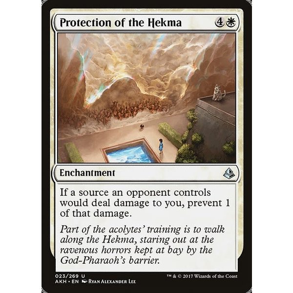 Magic: The Gathering Protection of the Hekma (023) Lightly Played