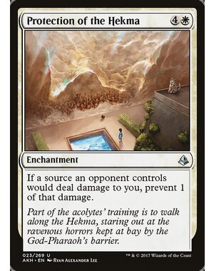 Magic: The Gathering Protection of the Hekma (023) Moderately Played