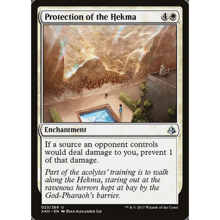 Magic: The Gathering Protection of the Hekma (023) Moderately Played