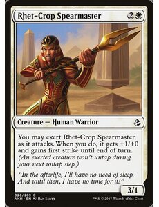 Magic: The Gathering Rhet-Crop Spearmaster (026) Heavily Played Foil