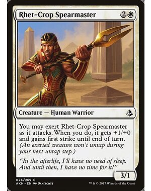 Magic: The Gathering Rhet-Crop Spearmaster (026) Heavily Played Foil