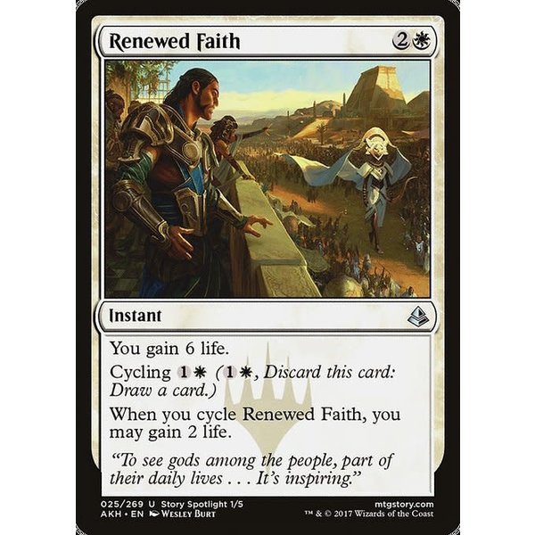 Magic: The Gathering Renewed Faith (025) Lightly Played Foil