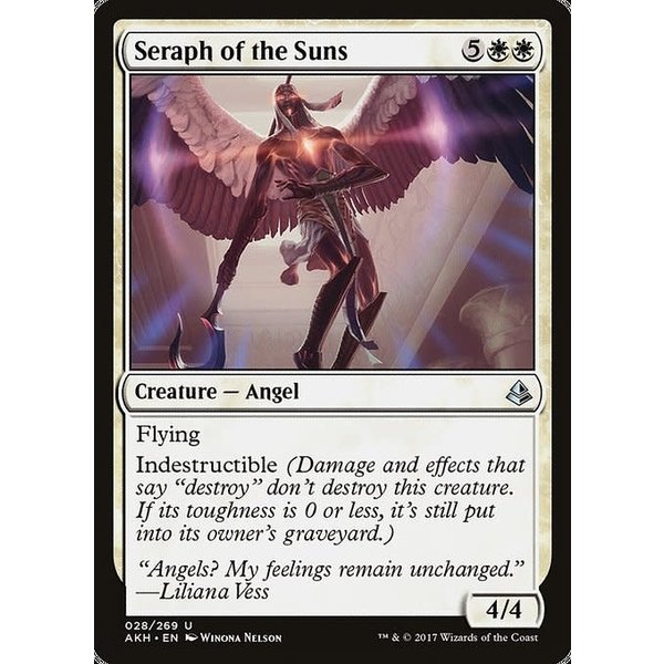 Magic: The Gathering Seraph of the Suns (028) Moderately Played Foil