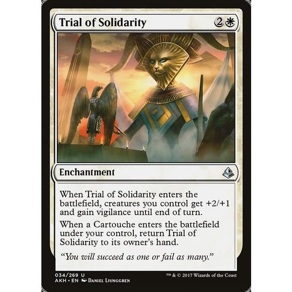 Magic: The Gathering Trial of Solidarity (034) Lightly Played