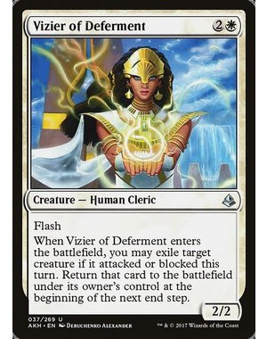 Magic: The Gathering Vizier of Deferment (037) Moderately Played Foil