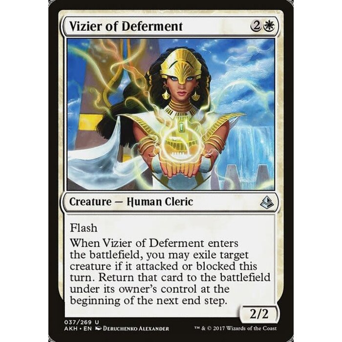 Magic: The Gathering Vizier of Deferment (037) Moderately Played Foil