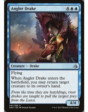 Magic: The Gathering Angler Drake (041) Moderately Played