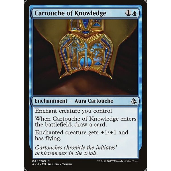 Magic: The Gathering Cartouche of Knowledge (045) Lightly Played