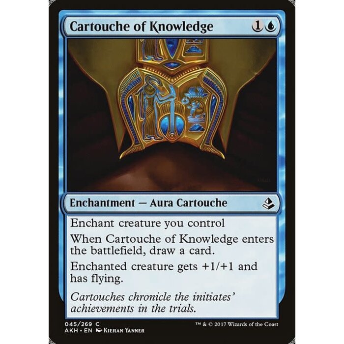 Magic: The Gathering Cartouche of Knowledge (045) Lightly Played
