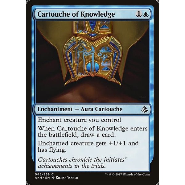 Magic: The Gathering Cartouche of Knowledge (045) Near Mint
