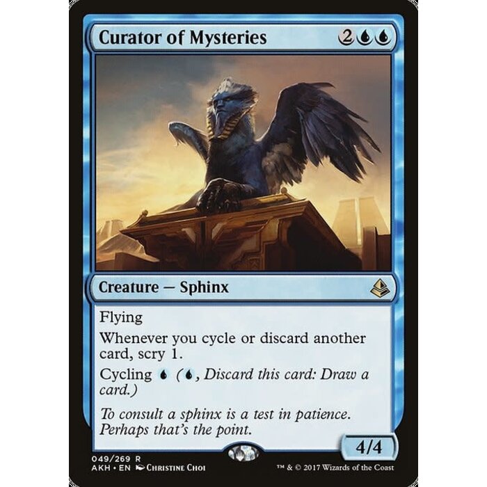 Magic: The Gathering Curator of Mysteries (049) Moderately Played