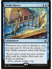 Magic: The Gathering Drake Haven (051) Moderately Played Foil