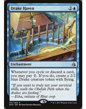 Magic: The Gathering Drake Haven (051) Moderately Played Foil