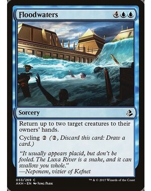 Magic: The Gathering Floodwaters (053) Moderately Played Foil