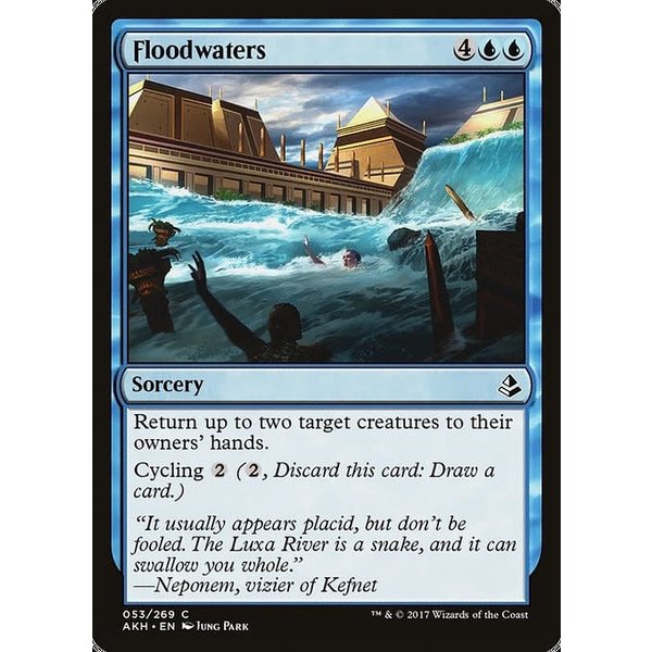 Magic: The Gathering Floodwaters (053) Moderately Played Foil