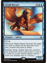 Magic: The Gathering Glyph Keeper (055) Damaged