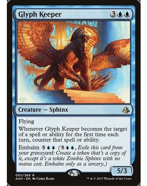 Magic: The Gathering Glyph Keeper (055) Damaged