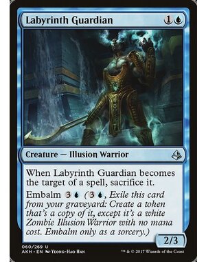 Magic: The Gathering Labyrinth Guardian (060) Heavily Played Foil