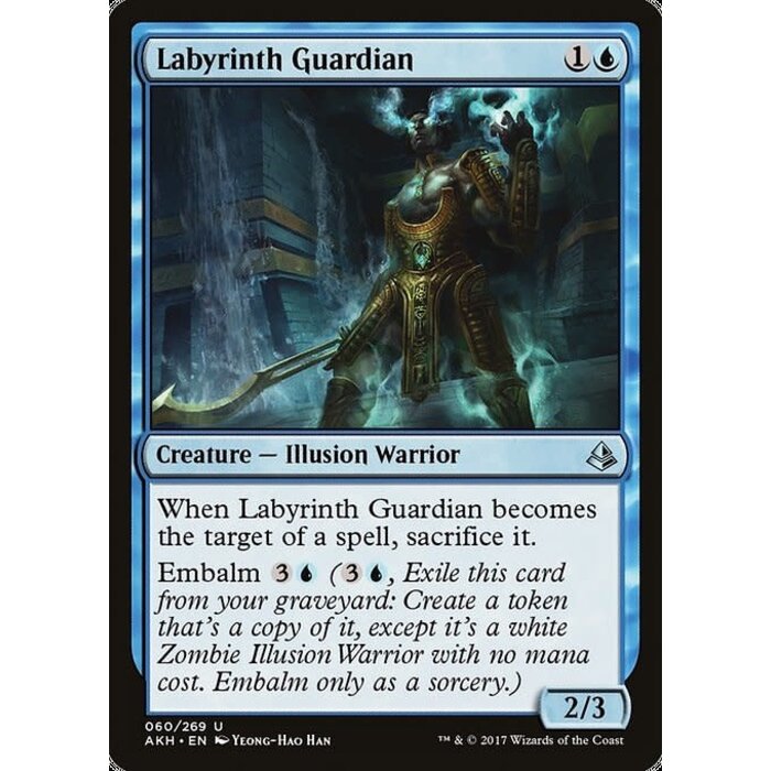 Magic: The Gathering Labyrinth Guardian (060) Heavily Played Foil