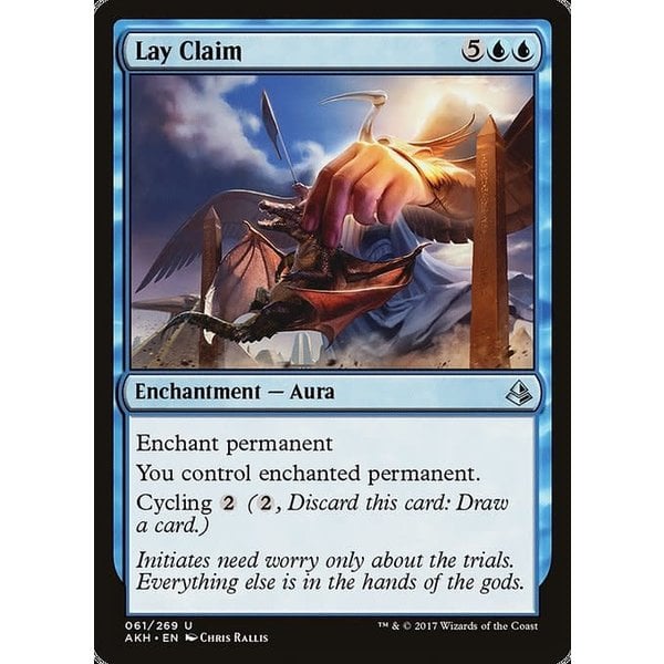 Magic: The Gathering Lay Claim (061) Moderately Played Foil