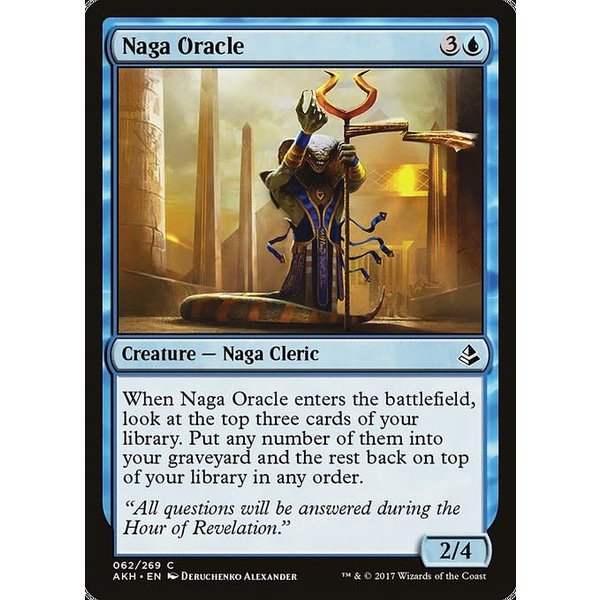 Magic: The Gathering Naga Oracle (062) Moderately Played