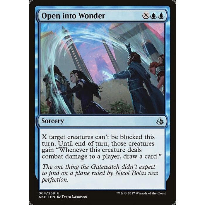 Magic: The Gathering Open into Wonder (064) Moderately Played