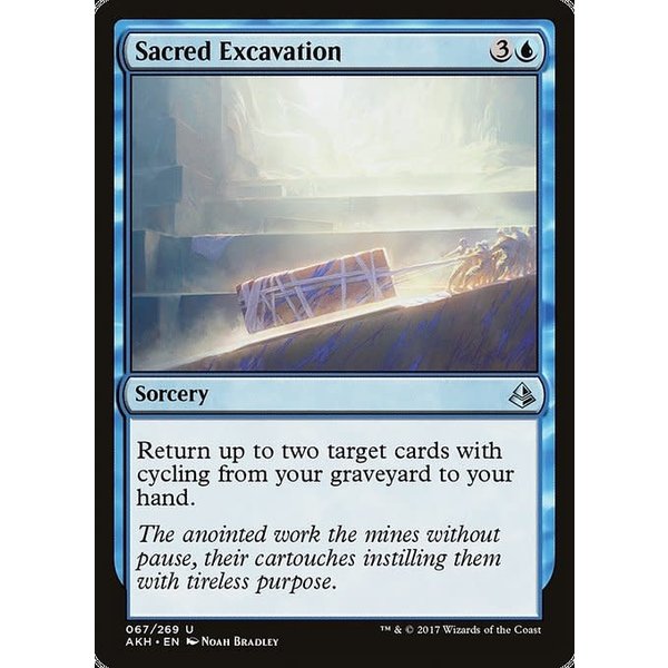 Magic: The Gathering Sacred Excavation (067) Moderately Played