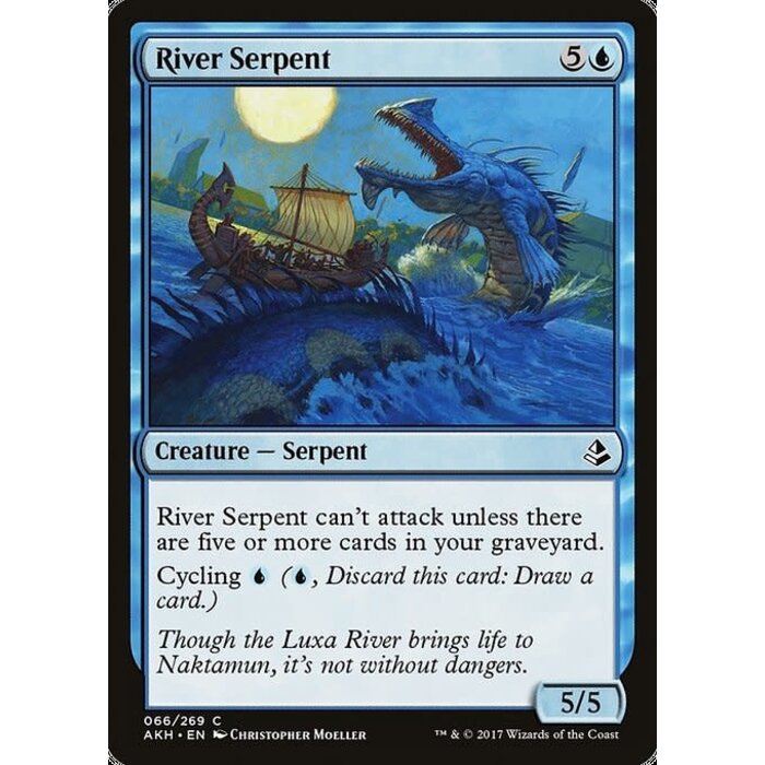Magic: The Gathering River Serpent (066) Near Mint