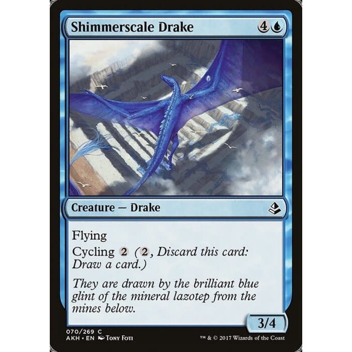 Magic: The Gathering Shimmerscale Drake (070) Lightly Played