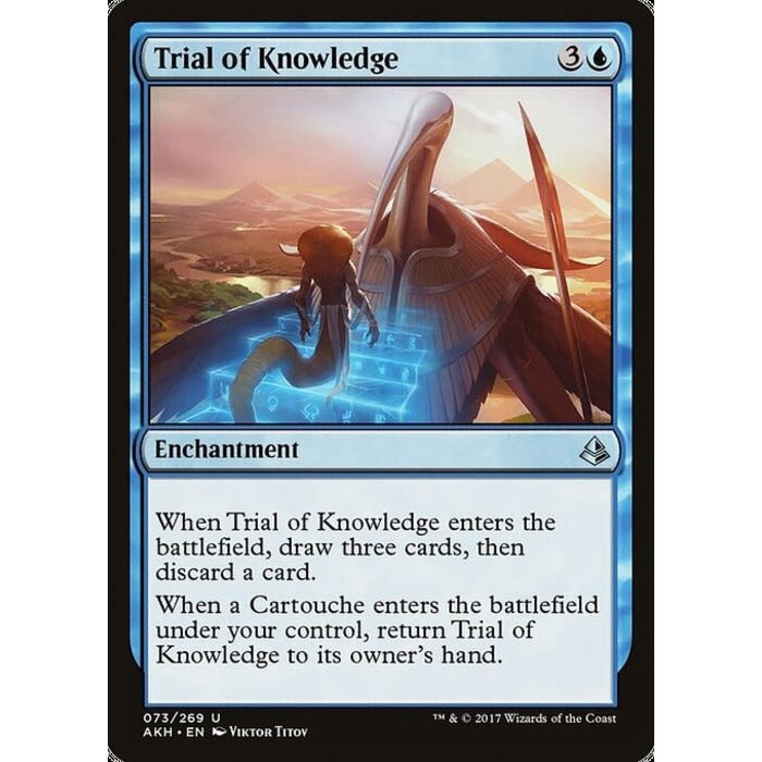 Magic: The Gathering Trial of Knowledge (073) Damaged