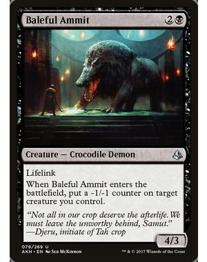 Magic: The Gathering Baleful Ammit (079) Moderately Played