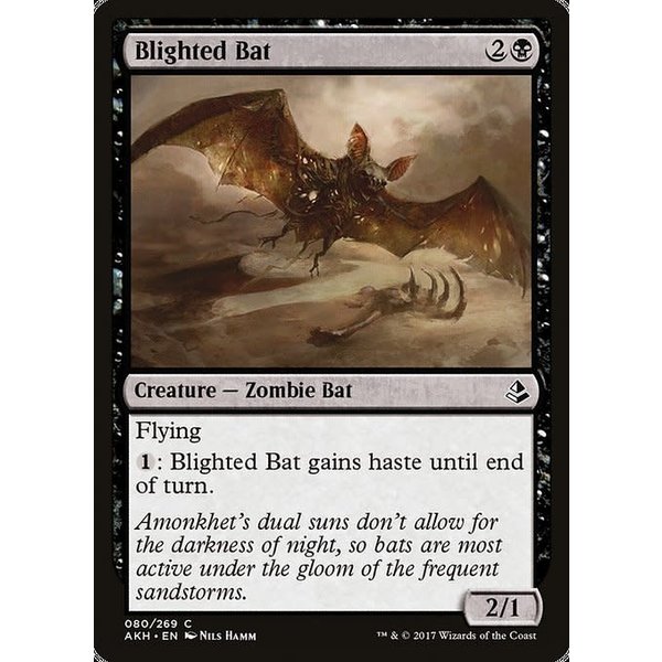 Magic: The Gathering Blighted Bat (080) Lightly Played