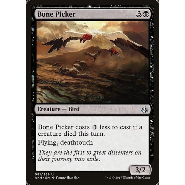Magic: The Gathering Bone Picker (081) Moderately Played