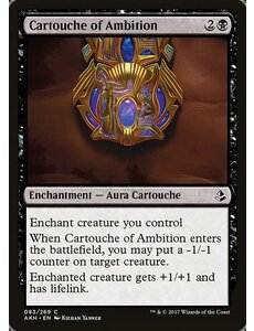 Magic: The Gathering Cartouche of Ambition (083) Heavily Played Foil