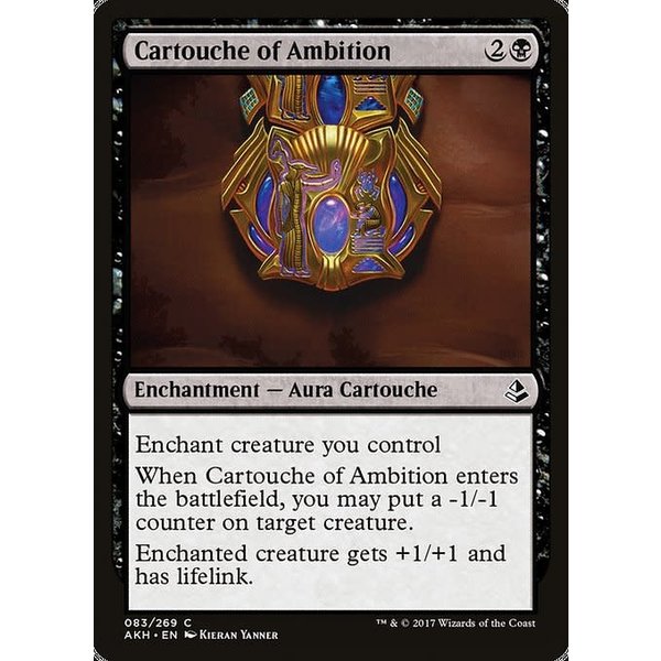Magic: The Gathering Cartouche of Ambition (083) Heavily Played Foil