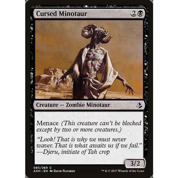 Magic: The Gathering Cursed Minotaur (085) Near Mint